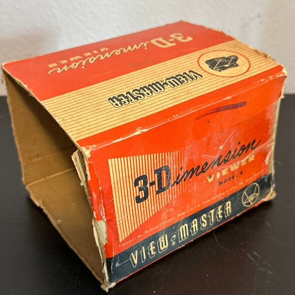 Vtg 1942 View-master Sawyers Portland Oregon- Brown Vintage Bakelite Box + Reel - Picture 4 of 8